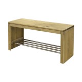 Тумба для обуви КМ-0069  из массива сосны