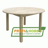 Стол обеденный круглый 1100 мм сосна