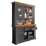 Буфет Форест большой серый 7012/бейц-масло картинка 2 Буфет Форест большой серый 7012/бейц-масло картинка 2