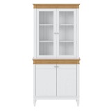 Буфет Ольса 220/220 Белый лак + антик №24 - картинка 2 Буфет Ольса 220/220 Белый лак + антик №24 - картинка 2