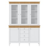 Буфет Ольса 330/324 Белый лак + антик №24 - картинка 2 Буфет Ольса 330/324 Белый лак + антик №24 - картинка 2