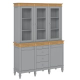 Буфет Ольса 330/324 Серый №7042 + антик №24 - картинка 1