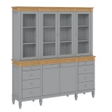 Буфет Ольса 440/428 Серый №7042 + антик №24 - картинка 1