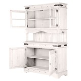 Буфет Викинг - 01 белый воск картинка 2 Буфет Викинг - 01 белый воск картинка 2