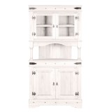 Буфет Викинг 02 (угловой) белый воск картинка 1 Буфет Викинг 02 (угловой) белый воск картинка 1