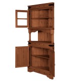 Буфет Викинг 02 (угловой) орех картинка 2 Буфет Викинг 02 (угловой) орех картинка 2