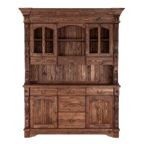 Буфет Викинг GL-05/01 с ящиками ОРЕХ картинка 3 Буфет Викинг GL-05/01 с ящиками ОРЕХ картинка 3