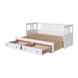 Деревянная Кровать - кушетка КЫМОР ХЕМНЕС с выдвижением 80x200 белый купить в Москве Деревянная Кровать - кушетка КЫМОР ХЕМНЕС с выдвижением 80x200 белый купить в Москве