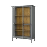 Деревянный шкаф для посуды Квадро-С 20 серый 7042 - антик 24 картинка 3 Деревянный шкаф для посуды Квадро-С 20 серый 7042 - антик 24 картинка 3