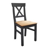 деревянный стул Форест серый 7012/бейц-масло купить в Москве