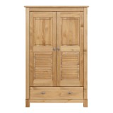 Двух дверный Шкаф Рауна 21 (бейц/масло) для одежды