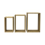 Комплект навесных полок КМ-0069  из массива сосны