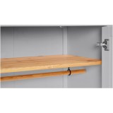 КОЧ Шкаф комбинированный c 1 ящиком 80х171х50 светло-серый картинка 13 КОЧ Шкаф комбинированный c 1 ящиком 80х171х50 светло-серый картинка 13