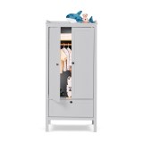 КОЧ Шкаф комбинированный c 1 ящиком 80х171х50 светло-серый картинка 2 КОЧ Шкаф комбинированный c 1 ящиком 80х171х50 светло-серый картинка 2