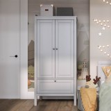 КОЧ Шкаф комбинированный c 1 ящиком 80х171х50 светло-серый картинка 3 КОЧ Шкаф комбинированный c 1 ящиком 80х171х50 светло-серый картинка 3