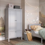 КОЧ Шкаф комбинированный c 1 ящиком 80х171х50 светло-серый картинка 4 КОЧ Шкаф комбинированный c 1 ящиком 80х171х50 светло-серый картинка 4