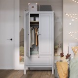 КОЧ Шкаф комбинированный c 1 ящиком 80х171х50 светло-серый картинка 5 КОЧ Шкаф комбинированный c 1 ящиком 80х171х50 светло-серый картинка 5