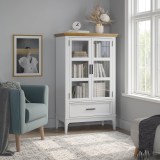 Коллекция мебели Квадро - С из сосны / Шкаф для посуды 21 белый лак - антик 24 №5 Коллекция мебели Квадро - С из сосны / Шкаф для посуды 21 белый лак - антик 24 №5