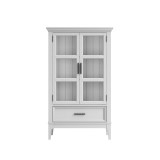 Коллекция мебели Квадро - С из сосны / Шкаф для посуды 21 белый лак картинка 1 Коллекция мебели Квадро - С из сосны / Шкаф для посуды 21 белый лак картинка 1