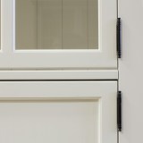 Коллекция мебели Квадро - С массив сосны / Шкаф для посуды 22-185 белый лак - антик 24-5 Коллекция мебели Квадро - С массив сосны / Шкаф для посуды 22-185 белый лак - антик 24-5