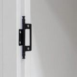 Коллекция мебели Квадро - С массив сосны / Шкаф для посуды 42 белый лак-антик 24  картинка 5