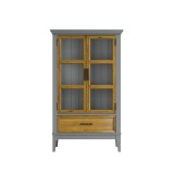 Коллекция мебели Квадро - С / Шкаф для посуды 21 серый 7042 - антик 24 картинка 1 Коллекция мебели Квадро - С / Шкаф для посуды 21 серый 7042 - антик 24 картинка 1