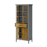 Коллекция мебели Квадро - С / Шкаф для посуды 221-185 серый 7042-антик 24 купить недорого-2 Коллекция мебели Квадро - С / Шкаф для посуды 221-185 серый 7042-антик 24 купить недорого-2