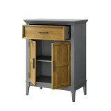 Коллекция мебели Квадро - С / Тумба 21 массив сосны серый 7042 - антик 24 купить в Москве картинка 3