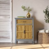 Коллекция мебели Квадро - С / Тумба 21 массив сосны серый 7042 - антик 24 купить в Москве картинка 4