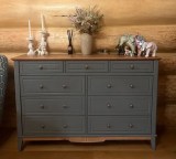 Комод 036 Пенни серый 7046/антик 24 картинка 2 Комод 036 Пенни серый 7046/антик 24 картинка 2