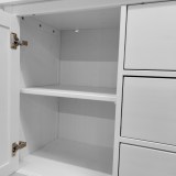 Комод 2 двери 3 ящика ХЕМНЭС оригинал(Россия) белый рис 5