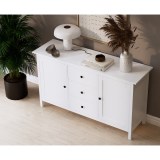 Комод 2 двери 3 ящика ХЕМНЭС оригинал(Россия) белый рис 8