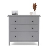 Комод 3 ящика ХЕМНЭС Кымор серый картинка 2 Комод 3 ящика ХЕМНЭС Кымор серый картинка 2