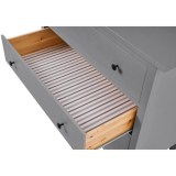 Комод 3 ящика ХЕМНЭС Кымор серый картинка 4 Комод 3 ящика ХЕМНЭС Кымор серый картинка 4