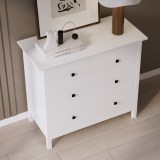 Комод 3 ящика ХЕМНЭС (Россия) белый картинка - 3 Комод 3 ящика ХЕМНЭС (Россия) белый картинка - 3