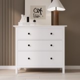 Комод 3 ящика ХЕМНЭС (Россия) белый картинка - 4 Комод 3 ящика ХЕМНЭС (Россия) белый картинка - 4