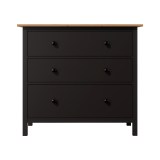 Комод 3 ящика ХЕМНЭС (Россия) венге /светло-коричневый -2 Комод 3 ящика ХЕМНЭС (Россия) венге /светло-коричневый -2