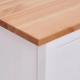 Комод 3 ящика КЫМОР ХЕМНЭС MINI белый/светло-коричневый картинка 9