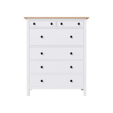 Комод 6 ящик ХЕМНЭС (Россия) белый/светло коричневый 2 Комод 6 ящик ХЕМНЭС (Россия) белый/светло коричневый 2