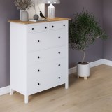 Комод 6 ящик ХЕМНЭС (Россия) белый/светло коричневый 5 Комод 6 ящик ХЕМНЭС (Россия) белый/светло коричневый 5