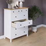 Комод 6 ящик ХЕМНЭС (Россия) белый/светло коричневый 6 Комод 6 ящик ХЕМНЭС (Россия) белый/светло коричневый 6