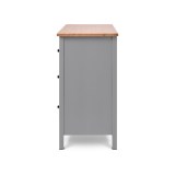 Комод 8 ящиков КЫМОР ХЕМНЭС (Россия) серый / светло коричневый картинка 3 Комод 8 ящиков КЫМОР ХЕМНЭС (Россия) серый / светло коричневый картинка 3