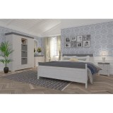 Комод Бейли белый воск/антрацит - картинка 4 Комод Бейли белый воск/антрацит - картинка 4