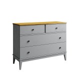 Комод Бон Вояж 04 Серый № 7042 / Антик № 24 картинка 1