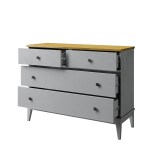 Комод Бон Вояж 04 Серый № 7042 / Антик № 24 картинка 3 Комод Бон Вояж 04 Серый № 7042 / Антик № 24 картинка 3