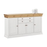 Комод  Бостон 4+2 белый воск+антик - картинка 1