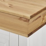 Комод Бостон 4+2 белый воск+антик - картинка 5 Комод Бостон 4+2 белый воск+антик - картинка 5