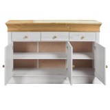 Комод Бостон белый воск+антик - картинка 4 Комод Бостон белый воск+антик - картинка 4