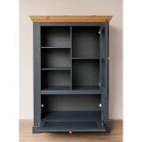 Комод Форест 2 двери и полки серый 7012/бейц-масло картинка 4 Комод Форест 2 двери и полки серый 7012/бейц-масло картинка 4