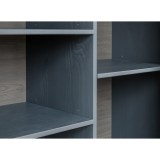 Комод Форест 2 двери и полки серый 7012/бейц-масло картинка 5 Комод Форест 2 двери и полки серый 7012/бейц-масло картинка 5